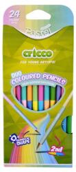  Creioane colorate cu două fețe Cricco 12/24 661.001 12 buc