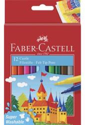  Cutie de hârtie cu markere rotunde FABER-CASTELL Castle, 1 buc