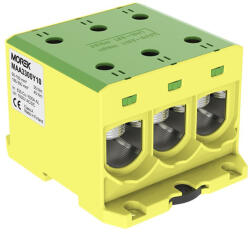 Morek Fővezeték sorkapocs 3x300/3x300mm2 zöld/sárga OTL300-3 Morek MAA3300Y10 (MAA3300Y10)