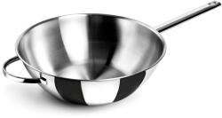 Lacor Menaje Wok Lacor 79830 cu fund termic, 30 cm, inox 1810, capacitate 4.5 litri (53175344)