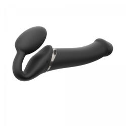 Strap On Me Vibrációs strap on dildó öv nélkül L méret, fekete