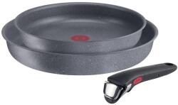 Lagostina Set tigai Lagostina Ingenio Mineralis Eco, 3 piese, 24 si 28 cm, aluminiu reciclat (30272222)