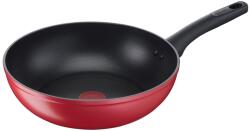 Lagostina Wok Antiaderent Lagostina Mediterranea, 28 cm, Culoare Rosie (93490191)