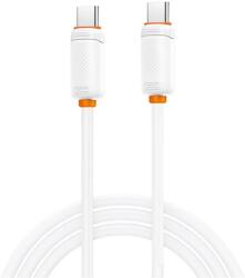 XO USB 2.0 Type C Összekötő 240W PD Fehér 100cm NB-Q298 XO-NB-Q298 (XO-NB-Q298)