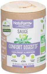 Nat&Form Salvie bio, ceai de grădină, 90 capsule, Nat&Form