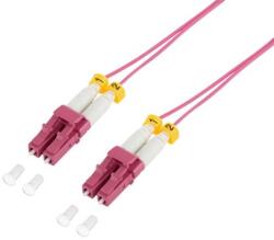 LogiLink Cablu patch Logilink cu fibră optică OM4 ultra-subțire, LC-LC duplex, 1, 0 m (FS4LC01)
