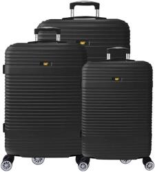 Caterpillar Set 3 trollere CATERPILLAR V Power Alexa, 38L, 68L, 100L, ABS - negru (CAT-84412-01) Valiza
