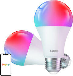 Lepro Bec LED LEPRO B2-2 E27 cu Wi-Fi, 1100 lm, pachet de 2 bucati (B2-EU-2)