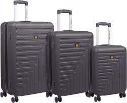Caterpillar Set 3 trollere CATERPILLAR Rockford, 35L, 59L, 92L, ABS - negru (CAT-84683-01) Valiza