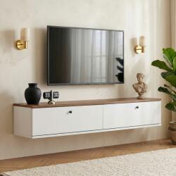 Hanah Home TV állvány Atlantic Pine White Ligne 140 - Atlantic Pine, fehér (8684284447991)