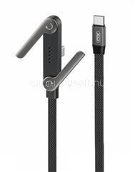 XO NB-Q311 adatkábel Type-C - Type-C, 150cm, FEKETE (XO_XO-NB-Q311) (XO_XO-NB-Q311)