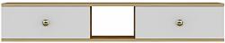 Hanah Home TV állvány Sapphire Oak White Zuzu 150 - Zafír tölgy, Fehér