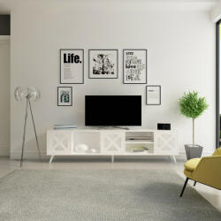 Hanah Home Sinef TV állvány - fehér (851AVH3083)