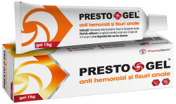 Pharmagenix Gel PrestoGel pentru tratarea hemoroizilor, 15 grame, PharmaGenix