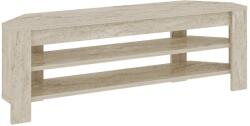 Hanah Home TV Stand Travertine Corner - Travertine