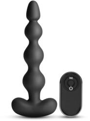 NS Novelties Bile Anale Vibratoare Renegade Reign, Remote Control, 6 Viteze, 3 Moduri Vibratii, Silicon, USB Magnetic, Negru, 17.9 cm