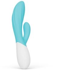 LELO Vibrator Lelo INA Twist, Control Aplicatie Mobila, Silicon, USB, Albastru Deschis, 19.5 cm Vibrator