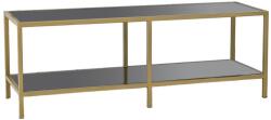 Hanah Home TV Stand Dark Grey Gold Basic - Dark Grey, Gold