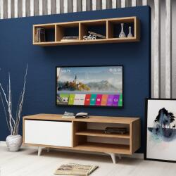 Hanah Home TV Unit Oak White Duku (811MDD3006)