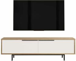 Hanah Home TV állvány Natúr fehér Boh1-Sw