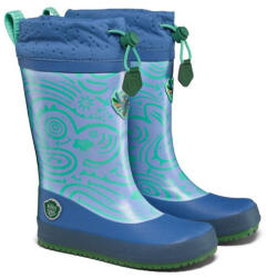 Affenzahn Rainboot Vegan Puddly Bird of Paradise Mărime încălțăminte (EU): 33 / Culoare: albastru/portocaliu (01685-30052-790)