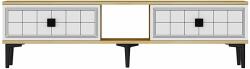 Hanah Home TV Stand Sapphire Oak White Yuka 150 - Sapphire Oak, White