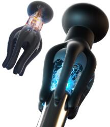 SuperLove E-Stim Octopus Tentacle Vibrating Penis Massager Black