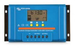 Victron Energy Incarcator solar Victron Energy BlueSolar PWM-LCD&USB 12/24V-20A, USB (Albastru) (SCC010020050)