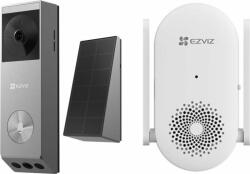 EZVIZ EP3x Pro Okos Videó Kapucsengő két kamerával és kiegészítő CH1 csengővel, Napelemmel, Wi-Fi, IP65