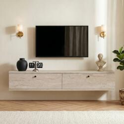 Hanah Home TV Stand Travertine Ligne 140 - Travertine (8684284447977)