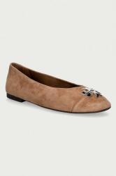 Tory Burch balerini din piele întoarsă Charlie Ballet 9BY2-OBDW1F_80X (186910.037)