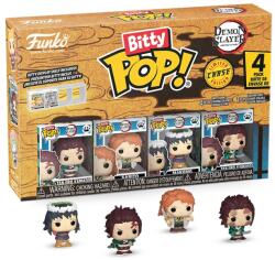 Funko Figurine din vinil Funko Bitty Pop! 4-Pack - Demon Slayer: Tanjiro Kamado, Sabito, Makomo și Mystery (86952) Figurina