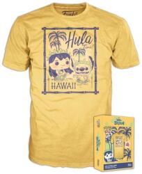Funko Tricou Funko Pop! Tees Disney Lilo & Stitch Hula - galben, mărimea L