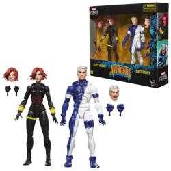 Hasbro Set de figurine de acțiune Hasbro Marvel Legends Avengers: The Crossing - Black Widow și Quicksilver (G2122) Figurina