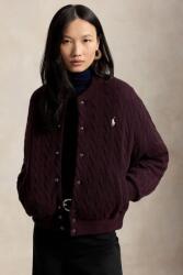 Ralph Lauren geacă bomber pentru femei cu lână 9BY2-KUDZRO_93X (211B30888)