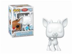 Funko Figurină din vinil Funko Pop! Rudolph the Red-Nosed Reindeer - Rudolph (DIY) - albă - Special Edition #03 Figurina