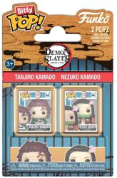 Funko Figurine din vinil Funko Bitty Pop! Demon Slayer - Tanjiro Kamado și Nezuko Kamado, set de 2 (93996) Figurina