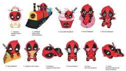  Monogram Marvel Deadpool 3D habszivacs táskamedál - Series 4, véletlenszerű motívum (68605)