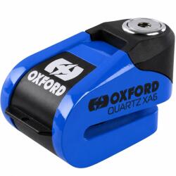 Oxford Încuietoare de frână cu disc Oxford Quartz Alarm XA6 - Ediție limitată albastră (AIM005-589)