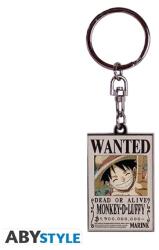 ABYstyle One Piece - Wanted Luffy kulcstartó (ABYKEY390)