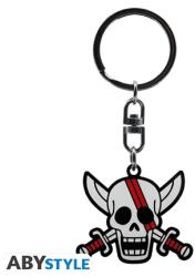  One Piece Skull Shanks fém kulcstartó - ABYstyle