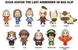 Monogram International Avatar: The Last Airbender 3D Foam Bag Clip táskára - 1. sorozat, véletlenszerű motívum (63325)