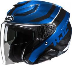 HJC Cască de motocicletă deschisă HJC F31 Naby MC2 negru-albastru (HJC163302)