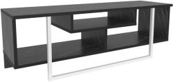 Hanah Home TV állvány Fekete Fehér Asal 120 - Fekete, Fehér