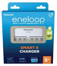 Panasonic Eneloop töltő 8db AA/AAA elemhez (BQ-CC63E)