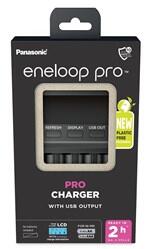 Panasonic Eneloop LCD-s gyorstöltő 4db AA/AAA elemhez (BQ-CC65E ERP)