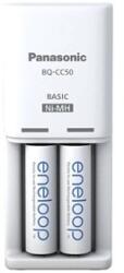 Panasonic Eneloop Basic töltő + 2db 2000mAh AA elem (KKJ50MCD20E)