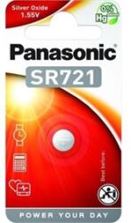 Panasonic SR721 1, 55V ezüst-oxid óraelem 1db (SR721-1BP)