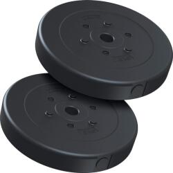  Súlytárcsa készlet 2x5 kg műanyag cement furatátmérő 30/31 m (SC-102979-0) - kokiskashop Súlytárcsa
