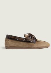 Posa mocasini pentru femei din piele întoarsă Boat Loafer 9BY2-OBDZ5U_89X